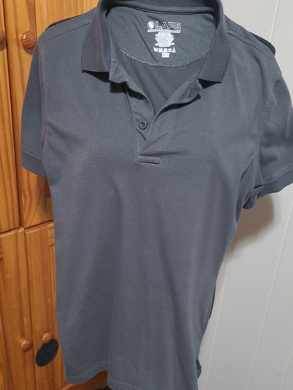 Women's Black Polo Shirt - Short Sleeve Comfort